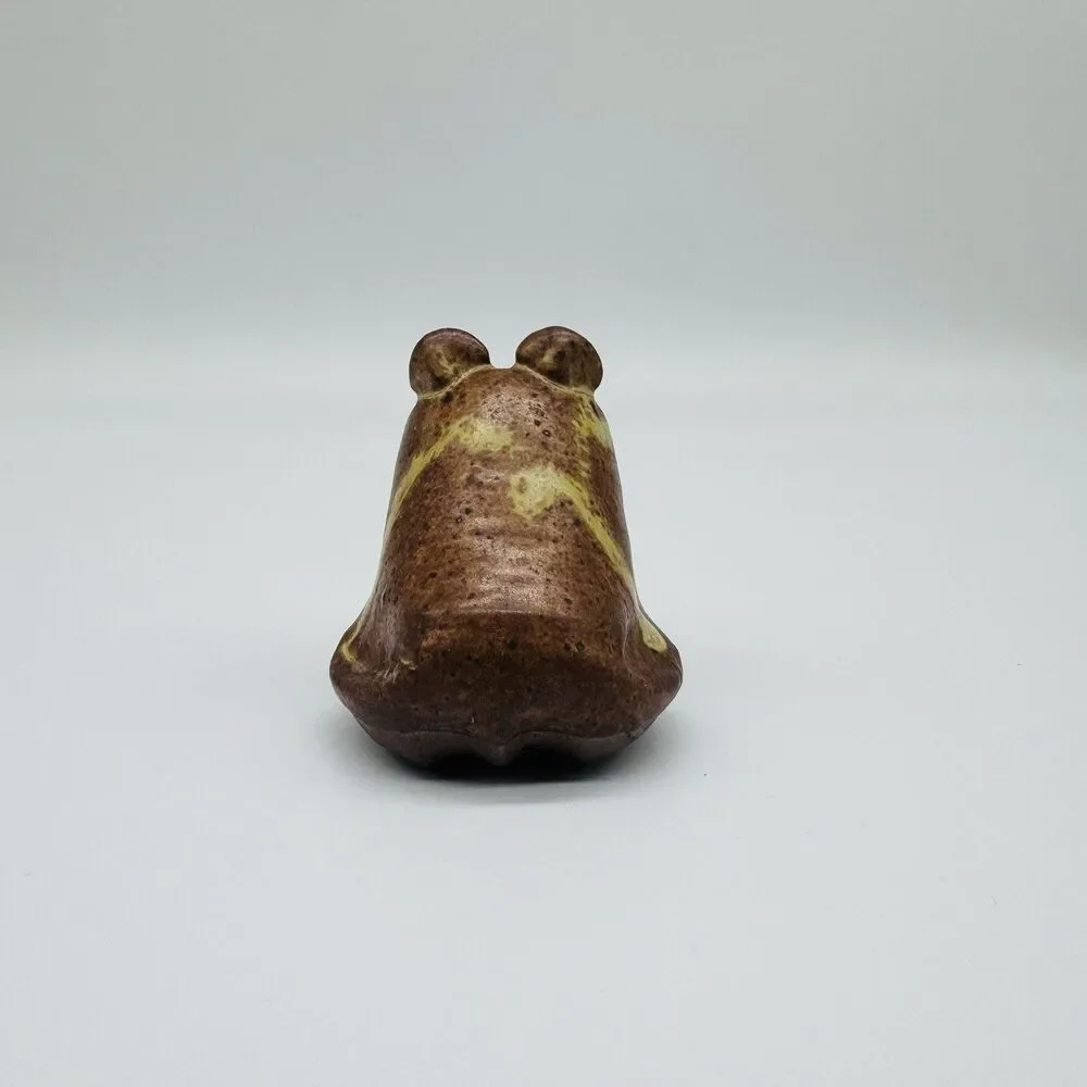Vintage Whimsical Frog/Toad Pottery Decoration Collectable Japan